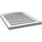 Ekena Millwork Arch Top Surface Mount PVC Gable Vent: Non-Functional, w/2"W x 1-1/2"P Brickmould Frame, 20"W x 24"H GVPAR20X2402SN - alternate 4